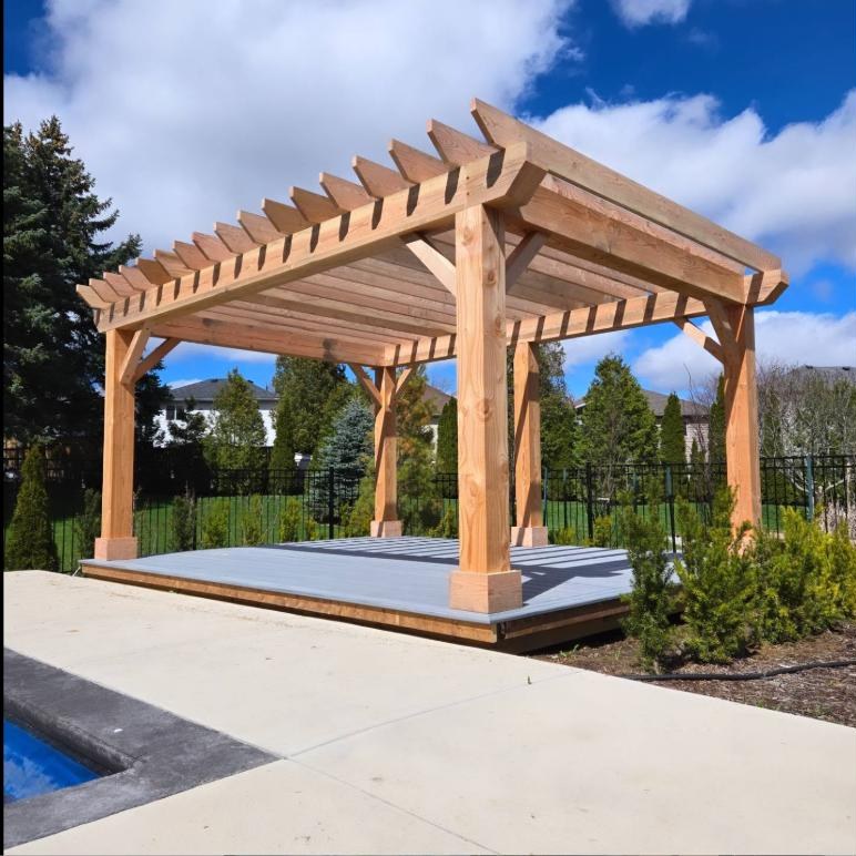 Cedar Pergola - Poolside